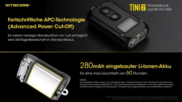 Nitecore Tini 2 Taschenlampe